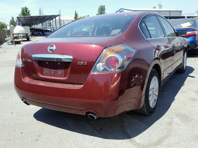 1N4AL2AP0AN567175 - 2010 NISSAN ALTIMA BAS MAROON photo 4