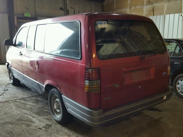 1FMDA41XXRZA55545 - 1994 FORD AEROSTAR MAROON photo 3