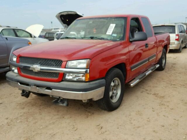 2GCEC19V451320435 - 2005 CHEVROLET SILVERADO RED photo 2