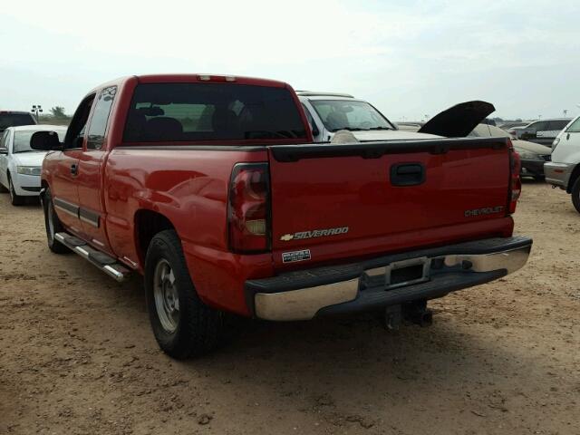 2GCEC19V451320435 - 2005 CHEVROLET SILVERADO RED photo 3