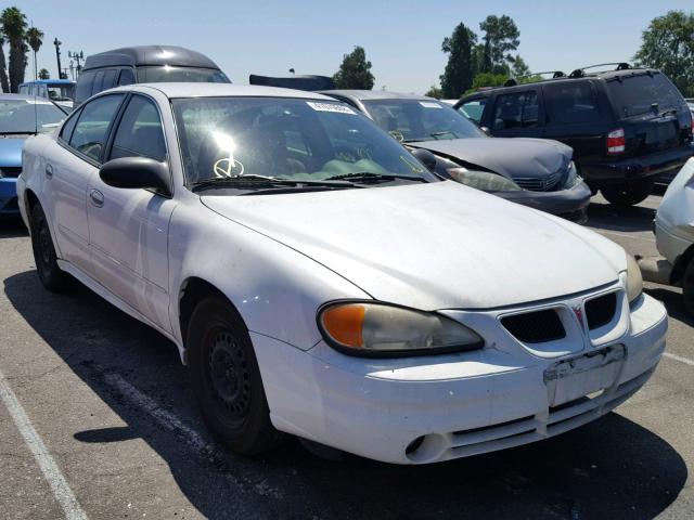 1G2NE52E75M249848 - 2005 PONTIAC GRAND AM S თეთრი ფოტო 1