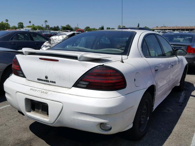 1G2NE52E75M249848 - 2005 PONTIAC GRAND AM S თეთრი ფოტო 4