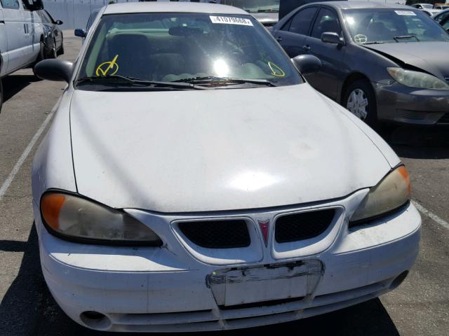 1G2NE52E75M249848 - 2005 PONTIAC GRAND AM S თეთრი ფოტო 9