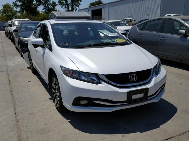 19XFB2F94FE206623 - 2015 HONDA CIVIC EXL 白色 照片 1