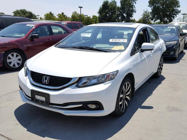 19XFB2F94FE206623 - 2015 HONDA CIVIC EXL 白色 照片 2