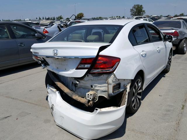 19XFB2F94FE206623 - 2015 HONDA CIVIC EXL 白色 照片 4