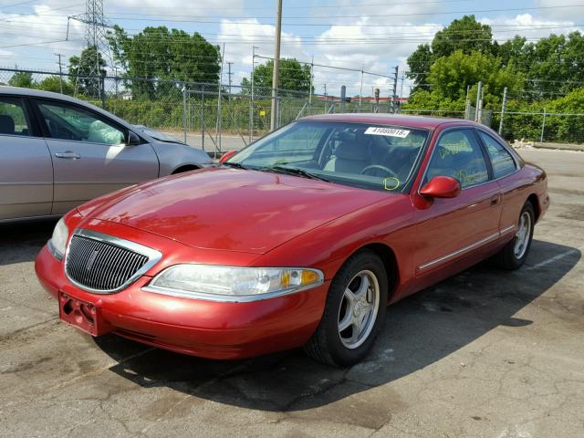 1LNLM91V5VY720642 - 1997 LINCOLN MARK VIII RED photo 2