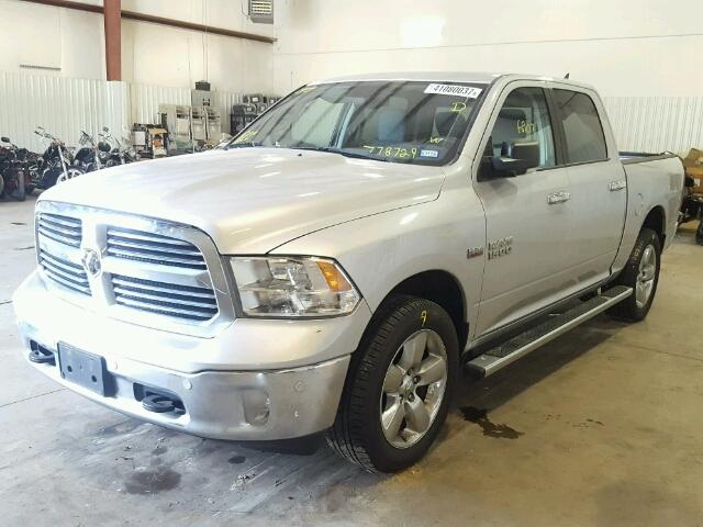 1C6RR7LT5FS778729 - 2015 RAM 1500 SLT SILVER photo 2