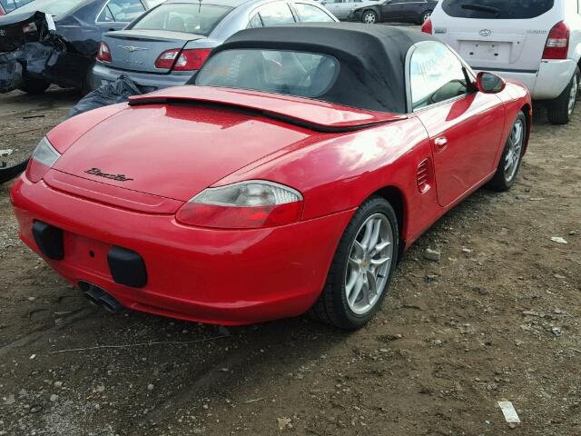 WP0CA29833U620997 - 2003 PORSCHE BOXSTER RED photo 4