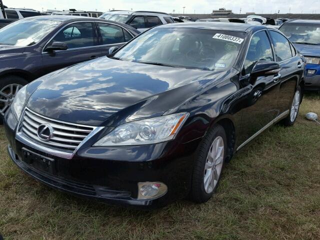 JTHBK1EG4C2500166 - 2012 LEXUS ES 350 BLACK photo 2