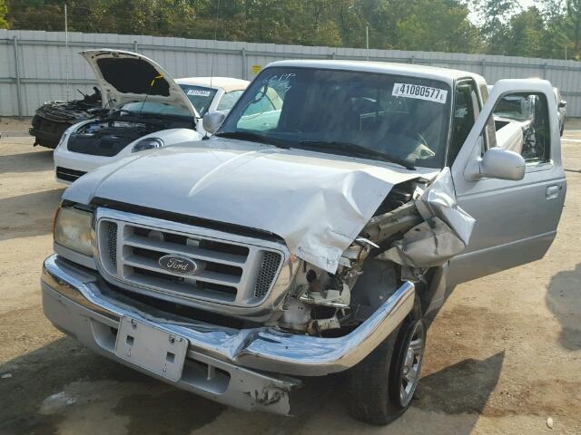 1FTYR44E34PA58655 - 2004 FORD RANGER SUP SILVER photo 2