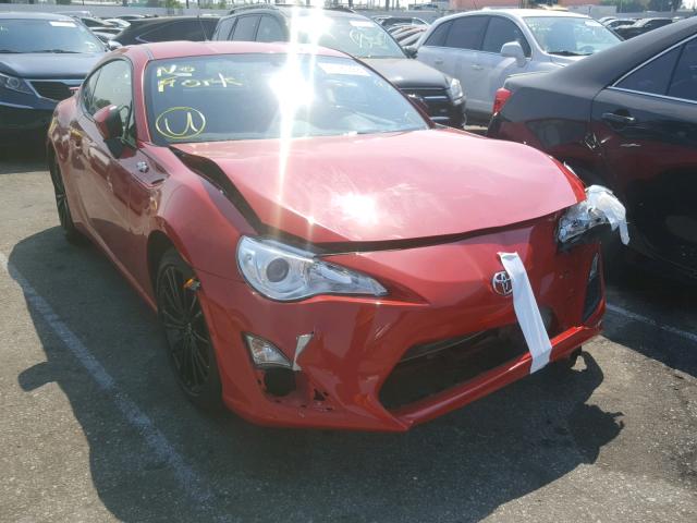 JF1ZNAA17E8707441 - 2014 TOYOTA SCION FR-S RED photo 1