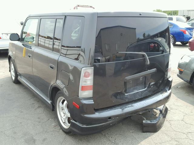 JTLKT324X64076641 - 2006 TOYOTA SCION XB Графитовый фото 3