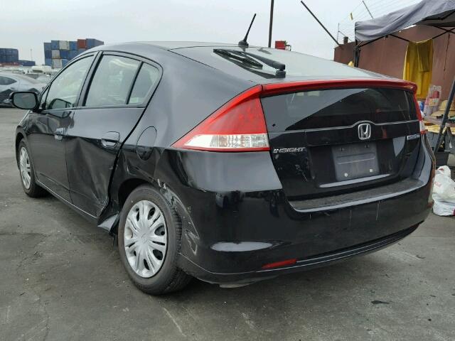 JHMZE2H58BS010690 - 2011 HONDA INSIGHT LX BLACK photo 3