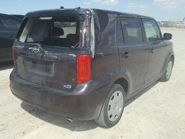JTLZE4FE6A1100073 - 2010 TOYOTA SCION XB 紫色 照片 4