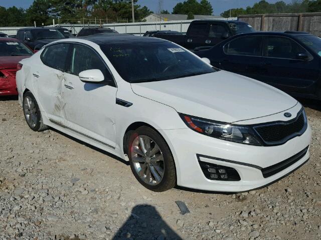 5XXGR4A62FG471136 - 2015 KIA OPTIMA SX WHITE photo 1