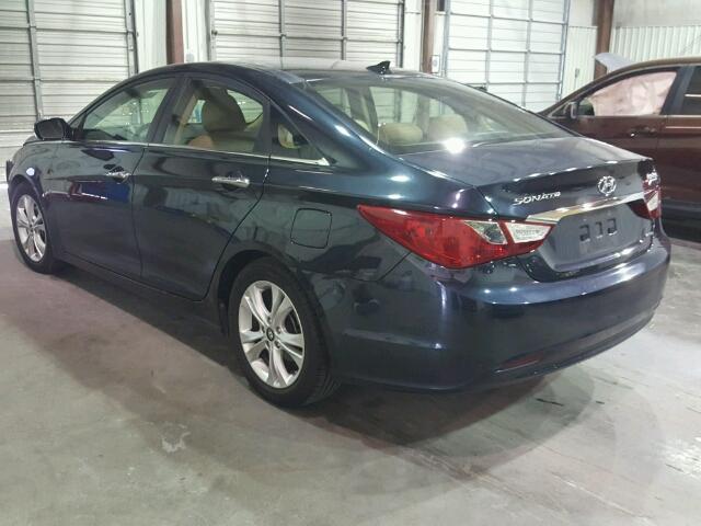 5NPEC4AC2CH290424 - 2012 HYUNDAI SONATA SE შავი ფოტო 3