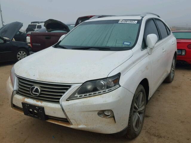 2T2ZK1BA6FC165252 - 2015 LEXUS RX WHITE photo 2