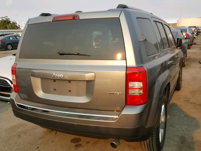 1C4NJPCB5CD633941 - 2012 JEEP PATRIOT LI SILVER photo 4