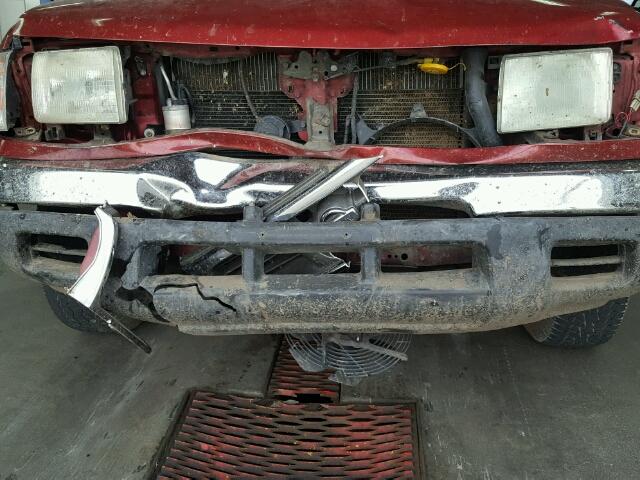 1N6ED26YXYC414140 - 2000 NISSAN FRONTIER K RED photo 9