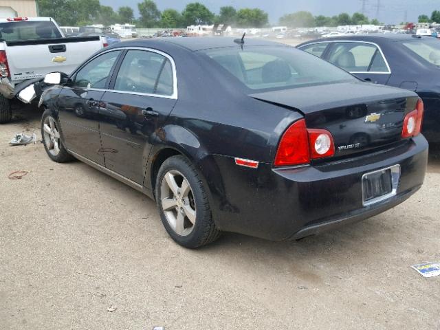 1G1ZC5E10BF116708 - 2011 CHEVROLET MALIBU 1LT შავი ფოტო 3