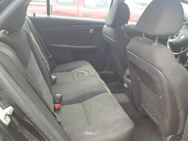 1G1ZC5E10BF116708 - 2011 CHEVROLET MALIBU 1LT შავი ფოტო 6