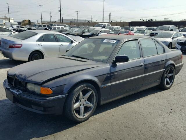 WBAGG834XYDN77188 - 2000 BMW 740 I AUTO BLUE photo 2