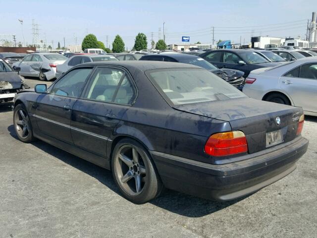 WBAGG834XYDN77188 - 2000 BMW 740 I AUTO BLUE photo 3