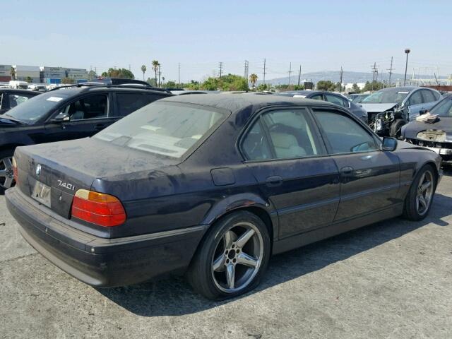 WBAGG834XYDN77188 - 2000 BMW 740 I AUTO BLUE photo 4