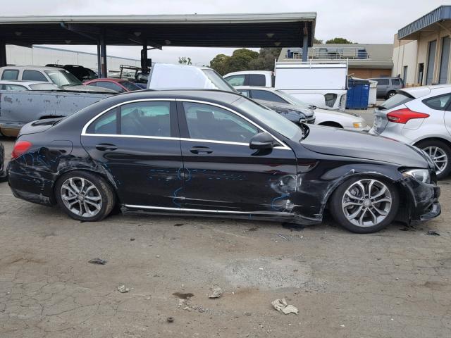 55SWF4JB4GU143480 - 2016 MERCEDES-BENZ C 300 BLACK photo 9