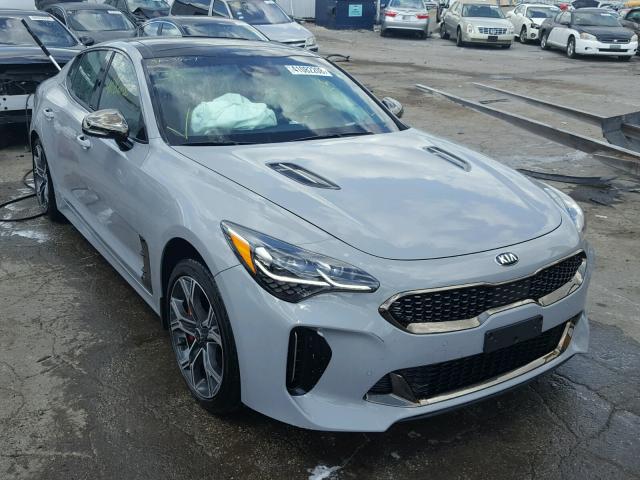 KNAE55LC3J6028770 - 2018 KIA STINGER GT GRAY photo 1