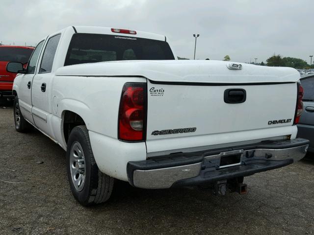 2GCEC13T451142761 - 2005 CHEVROLET SILVERADO WHITE photo 3