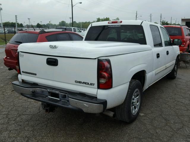 2GCEC13T451142761 - 2005 CHEVROLET SILVERADO WHITE photo 4