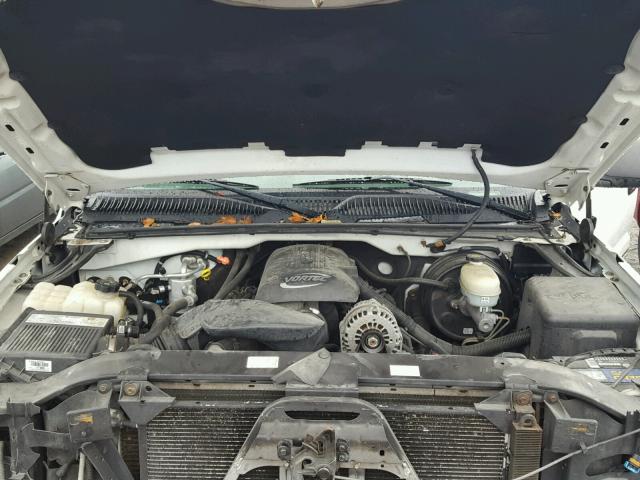 2GCEC13T451142761 - 2005 CHEVROLET SILVERADO WHITE photo 7