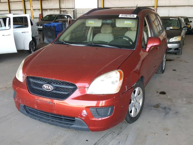 KNAFG526687132068 - 2008 KIA RONDO LX RED photo 2