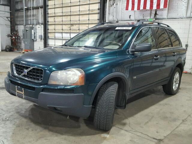 YV1CZ91H031004442 - 2003 VOLVO XC90 T6 GREEN photo 2