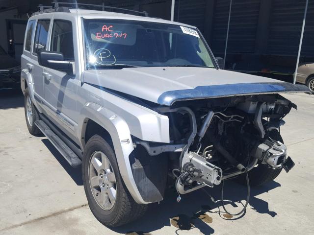 1J8HG58266C143391 - 2006 JEEP COMMANDER SILVER photo 1