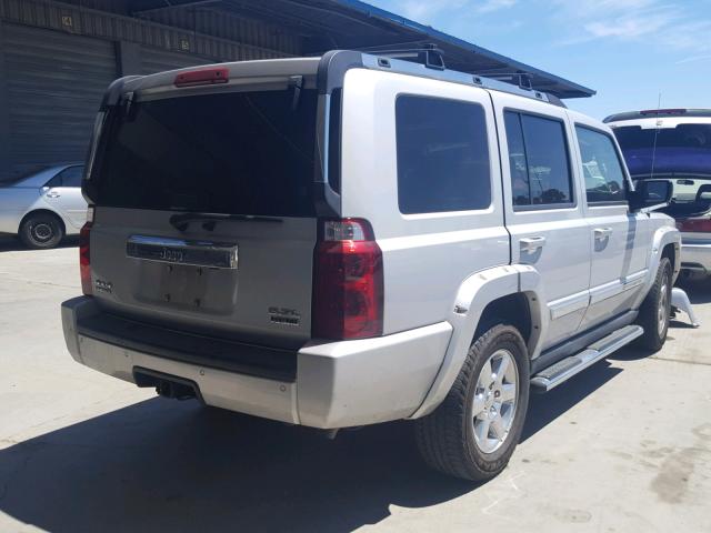 1J8HG58266C143391 - 2006 JEEP COMMANDER SILVER photo 4