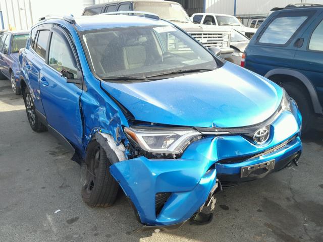 JTMZFREV3GD085692 - 2016 TOYOTA RAV4 LE BLUE photo 1