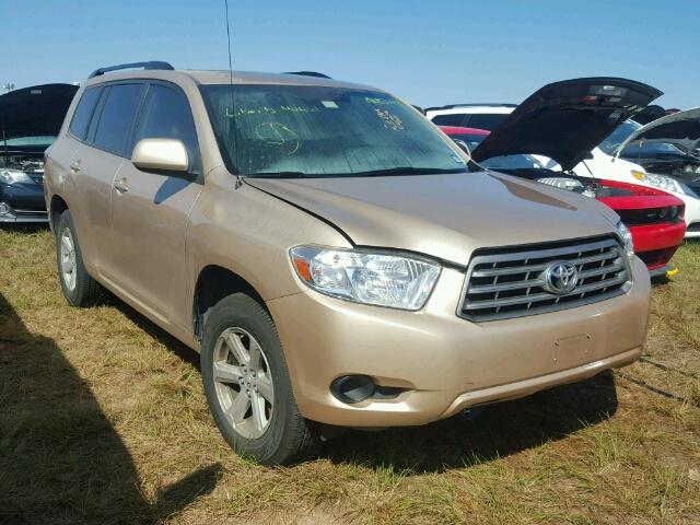 JTEDS41A792082509 - 2009 TOYOTA HIGHLANDER GOLD photo 1