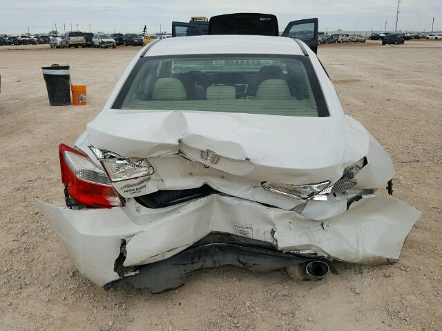 1HGCR2F35DA123312 - 2013 HONDA ACCORD LX WHITE photo 9