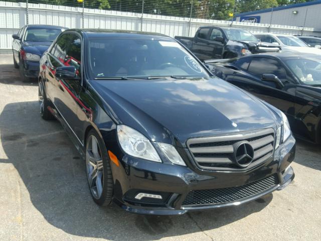 WDDHF8HB4BA458617 - 2011 MERCEDES-BENZ E 350 4MAT BLACK photo 1