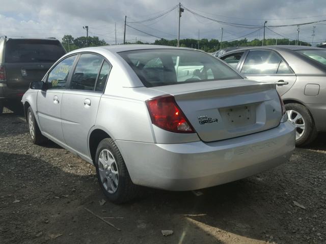 1G8AJ52F23Z132512 - 2003 SATURN ION LEVEL SILVER photo 3