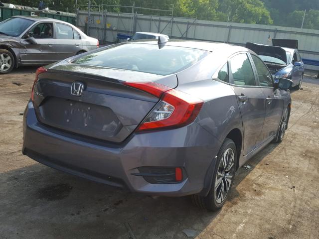 19XFC1F79GE202106 - 2016 HONDA CIVIC EXL GRAY photo 4