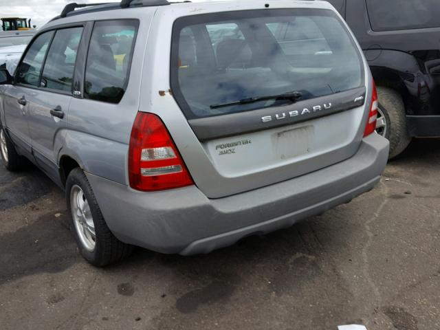 JF1SG63694H716223 - 2004 SUBARU FORESTER 2 SILVER photo 3