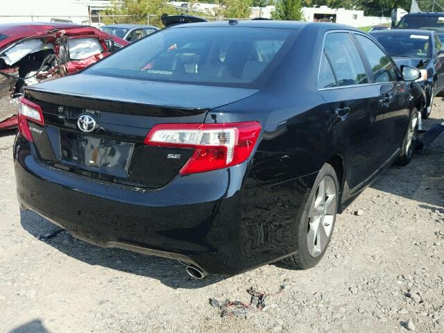 4T1BF1FK6CU159314 - 2012 TOYOTA CAMRY BASE BLACK photo 4