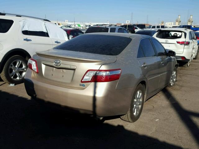 4T1BB46K79U081356 - 2009 TOYOTA CAMRY HYBR GOLD photo 4