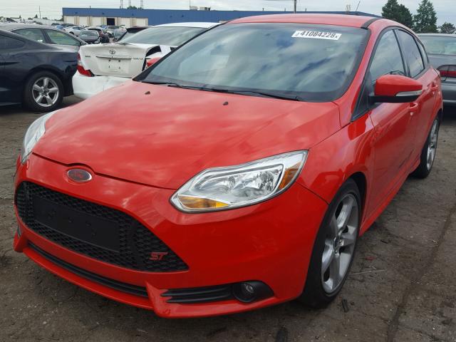 1FADP3L90DL233332 - 2013 FORD FOCUS ST RED photo 2