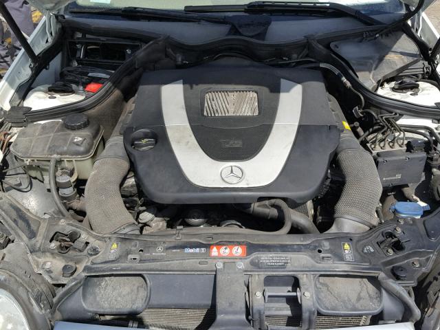 WDBTK56G77T075410 - 2007 MERCEDES-BENZ CLK 350 WHITE photo 7