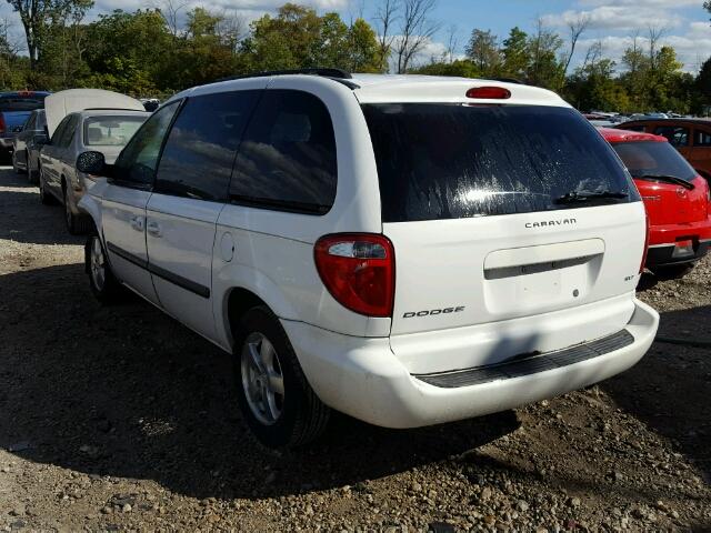 1D4GP45R27B186604 - 2007 DODGE CARAVAN WHITE photo 3